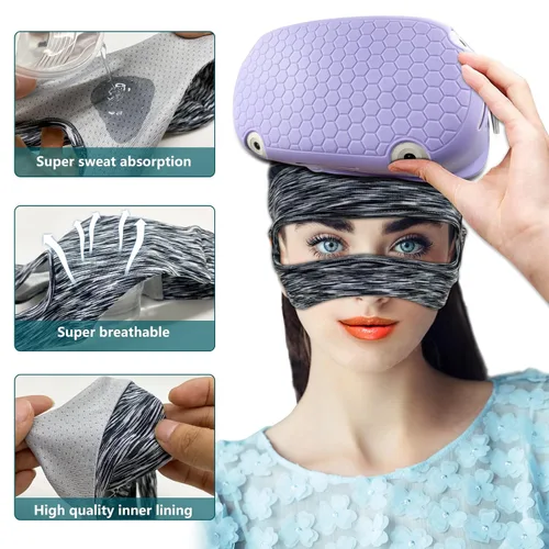 Vista 6 de JYMEGOVR for Oculus Quest 2 Silicone Cover, Protective Cover Accessories for Meta VR, Multi Colors Soft Shell Skin, Controller Grips & Face Cover