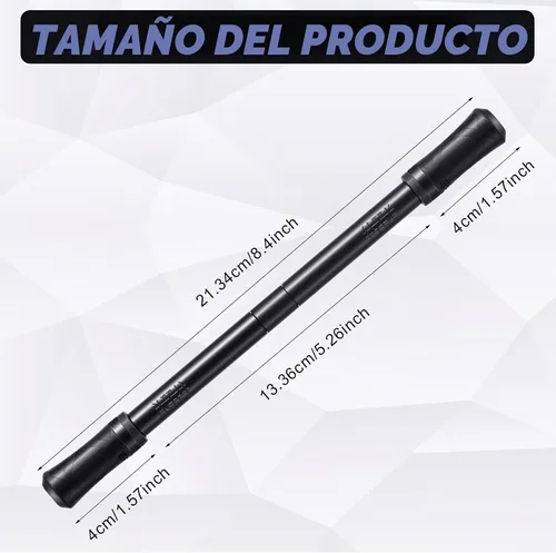 Vista 2 de Outus 2 Piezas Bolígrafo Giratorio Rodante de Dedo Rotativo para Juegos Truco Bolígrafo Mod con Tutorial Sin Recarga Liberación de Estrés Juguetes