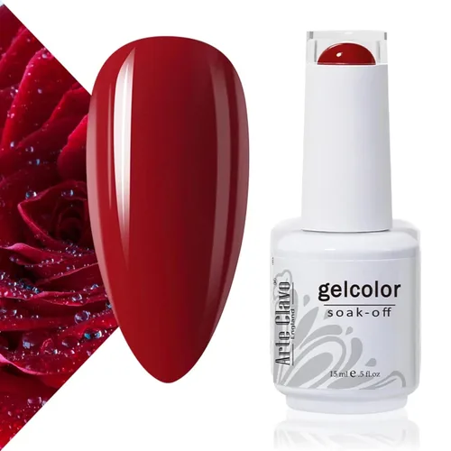 Vista 38 de Arte Clavo Pearlescent Nude Gel Nail Polish 15ml - HEMA Free Soak off UV LED Nail Gel for Manicure, DIY Nail Art, Home Salon Use 11029
