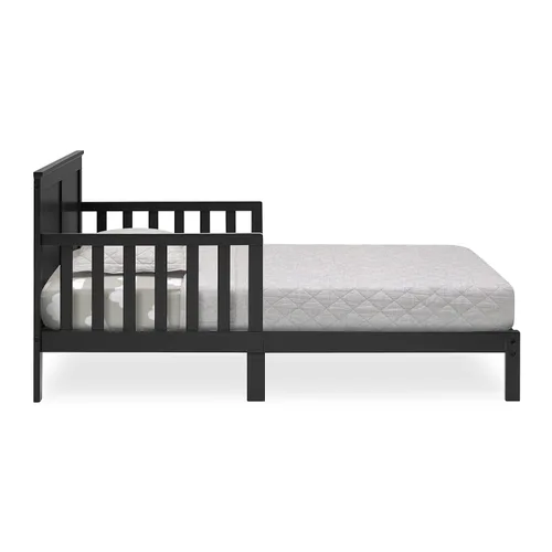 Vista 4 de Delta Children Collins Wood - Cama infantil con certificado Greenguard Gold, color gris medianoche