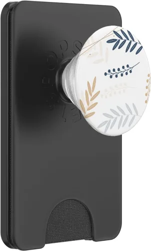 Vista 7 de PopSockets - Agarre y soporte para teléfonos y tabletas, diseño de flores