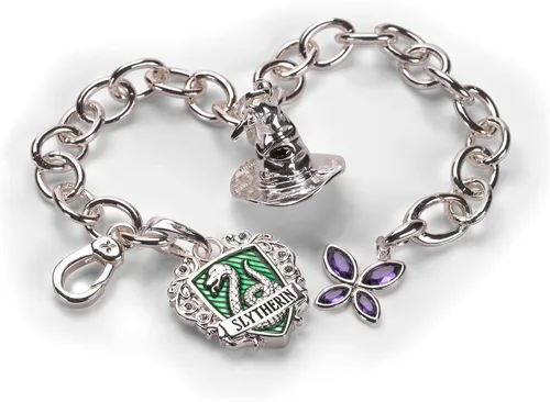 Vista 2 de The Noble Collection Lumos Harry Potter Slytherin - Pulsera con abalorios