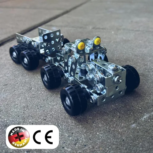 Vista 5 de Eitech Tractor con remolque, juguete educativo STEM - Introducción a la ingeniería y aprendizaje STEAM, construcción y juego de construcción