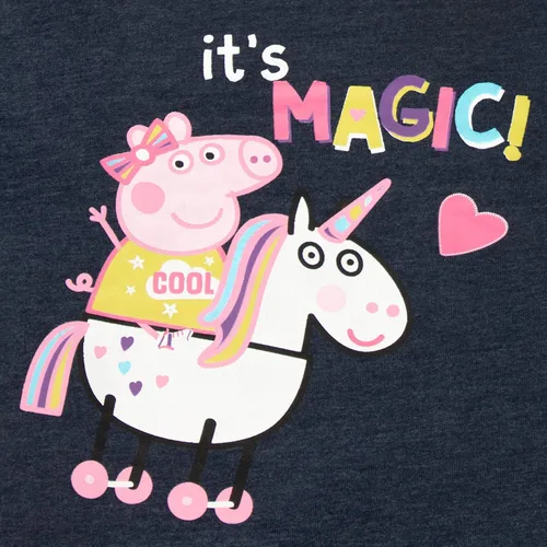 Vista 2 de Peppa Pig Vestido y camiseta de unicornio para niña