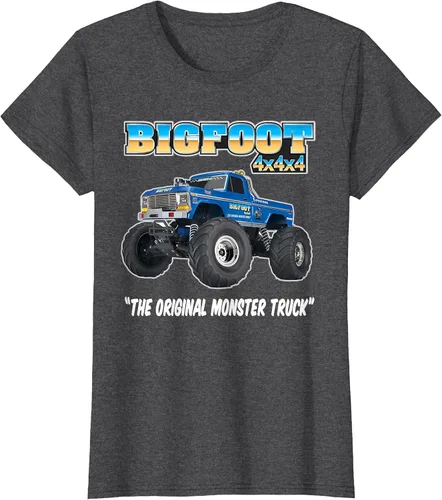 Vista 57 de Camiseta Monster Truck Gris asfalto