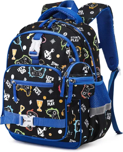 Vista 11 de Mochila 11 para niños y niñas, Mariposa, Compacto