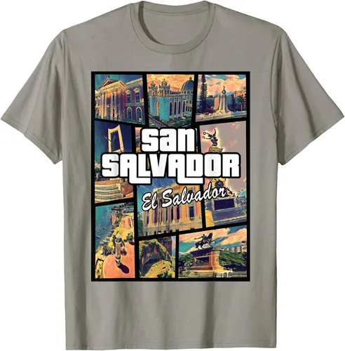 Vista 33 de Camiseta Orgullosa de San Salvador Capital El Salvador