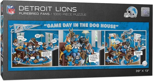 Vista 34 de YouTheFan NFL Game Day in The Dog House - Rompecabezas de 1000 piezas