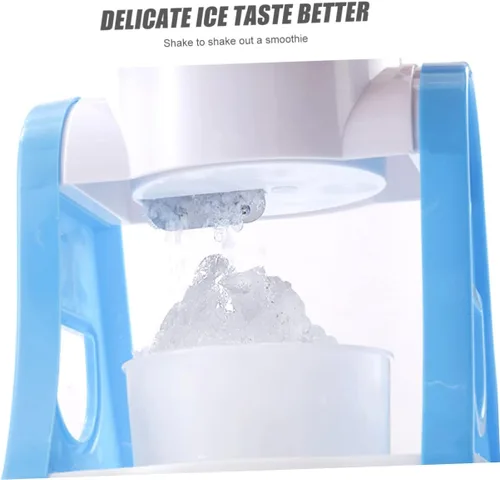 Vista 6 de Hemoton trituradoras de hielo manual máquina de afeitar de hielo máquina de afeitar cono de nieve máquina de trituración de hielo máquina