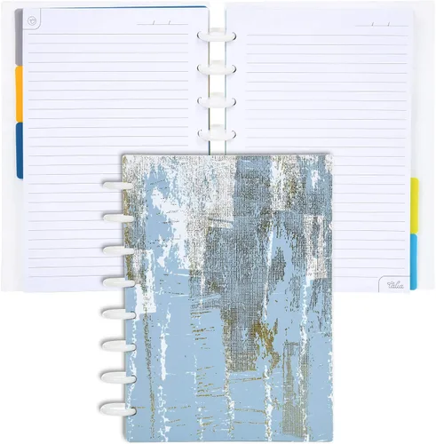 Vista 133 de Talia - Cuadernos de notas con tapas, planificador, personalizables, (Rosa de los 90, Junior (5.5 pulgadas x 8.5 pulgadas))