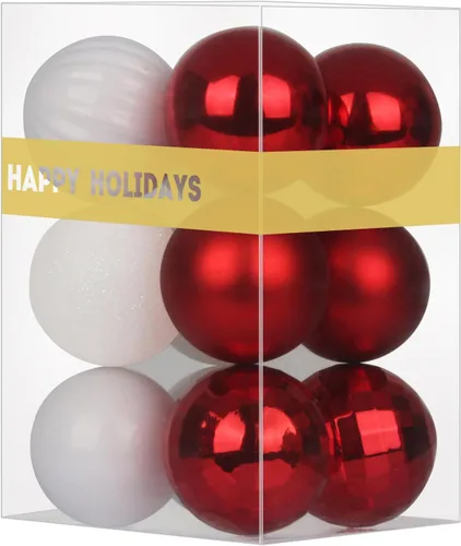 Vista 214 de Esferas pequeñas de Navidad de bronce y dorado de 1.6 pulgadas, adornos para decoración de árbol de Navidad, bolas colgantes inastillables