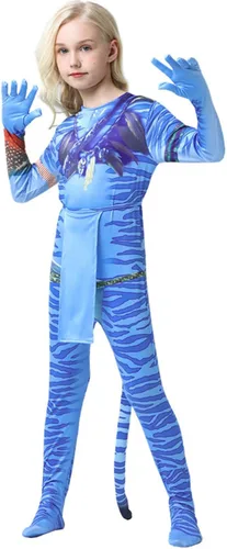 Vista 3 de Disfraz de Halloween de elastano para niños, overol completo para niños y niñas