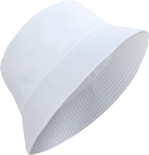 Vista 11 de PFFY Bucket Hat for Women Men Cotton Summer Sun Beach Fishing Cap
