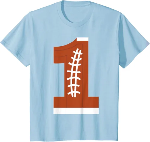 Vista 10 de 1st Birthday Football Ball Boys Camiseta de regalo de 1 año Negro