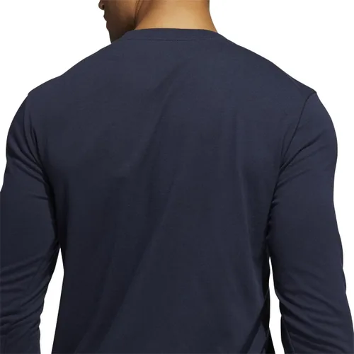 Vista 4 de adidas Men's Basic Badge of Sport Long Sleeve Tee