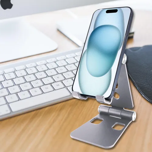 Vista 4 de Cellet Soporte de escritorio para teléfono celular, soporte, base compatible con todos los teléfonos inteligentes, iPhones, Samsung Galaxy Note