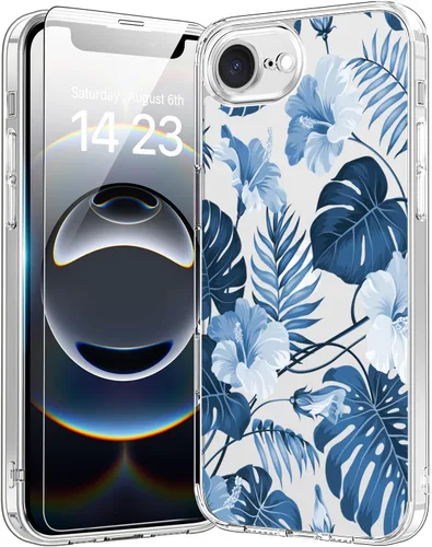 Vista 105 de bicol - Funda protectora a prueba de golpes para iPhone 15 Plus, funda delgada de acrílico transparente y diseños modernos para niña y mujer, 6.7