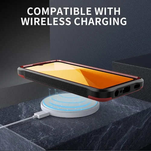 Vista 8 de Funda para teléfono Samsung Galaxy A12 5G [grado milimétrico a prueba de golpes] [1 protector de pantalla separado] con función atril, textura mate