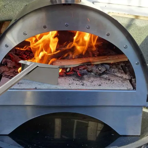 Vista 7 de Rastrillo para Parrilla de Carbón, Accesorios de Herramienta para Cenizas, Rastrillo de Cenizas para Parrilla Kettle de Carbón y Horno de Pizza