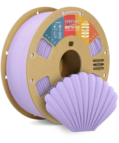 Vista 9 de OVERTURE - Filamento de fibra de carbono PLA para impresora 3D de 1.75 mm, carrete de cartón PLA de 2.2 libras, precisión dimensional +/- 0.02 mm