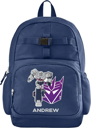 Vista 12 de Let's Make Memories Mochila Personalizada - TRANSFORMERS - Autobots - Navy Azul marino