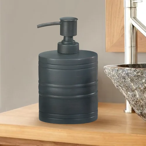 Vista 3 de nu steel Bogart - Juego de accesorios de baño de metal para encimera de tocador, conjunto de lujo de 8 piezas