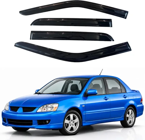 Vista 202 de Visera de ventana IG para Ford Focus Sedán y Hatchback 2012-2018, Protector de ventana lateral para lluvia y viento estilo Mugen, extra duradero