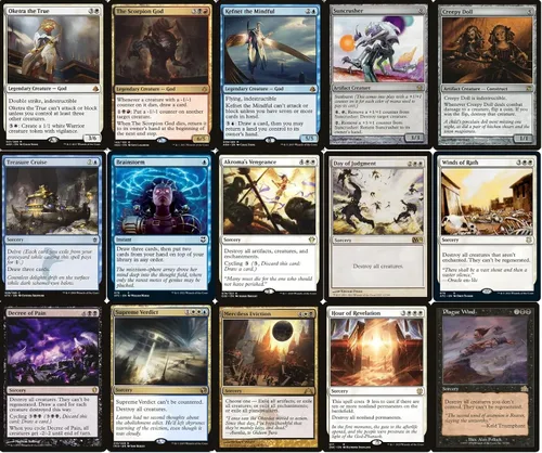 Vista 3 de Elite Wrath Control Commander Deck - Hecho a medida - Elite - MTG - 5 colores EDH - 100 cartas