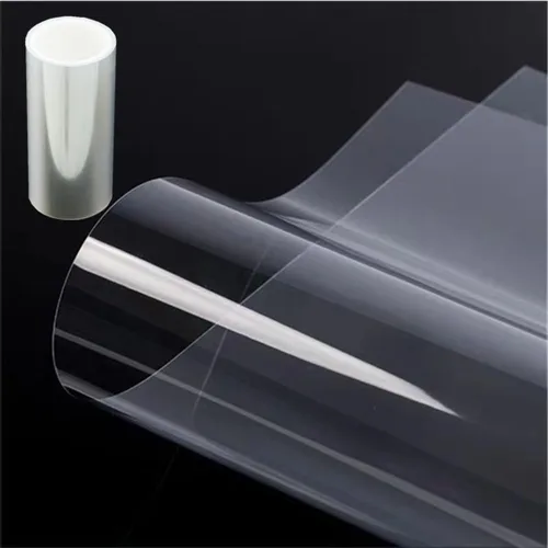 Vista 4 de Rollos transparentes de 24 pulgadas x 100 pies de transparencia de 10 mil de material de hojas de plantilla en blanco, hoja de acetato, plástico