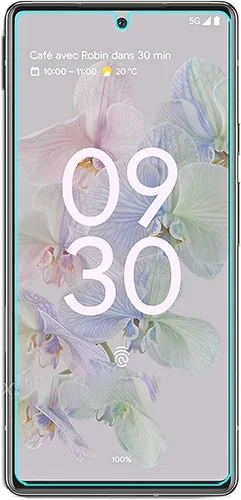 Vista 3 de Mr.Shield [Paquete de 3] Diseñado para Google Pixel 6a 5G [vidrio templado] [Vidrio japonés con dureza 9H] Protector de pantalla con reemplazo