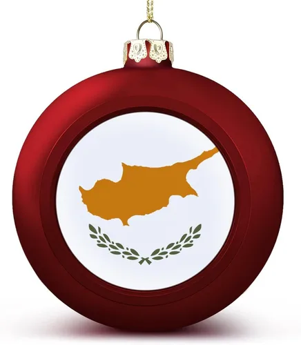 Vista 12 de Adornos de bola de Finlandia, bandera de las naciones, adorno de bola de Navidad, bandera de Finlandia, adornos de plástico para árbol de Navidad