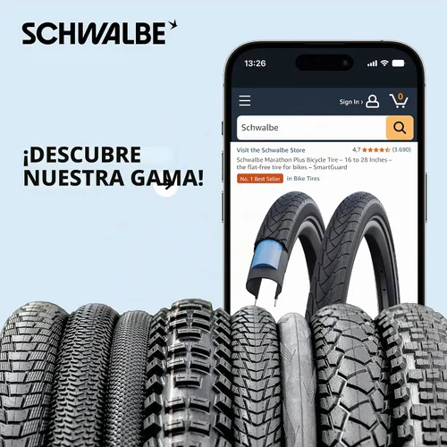 Vista 7 de Schwalbe Pick-Up – Neumático de carga con ADDIX E-Compound y carcasa de Super Defense para bicicletas de carga – E-Bike Ready 50 – Neumático