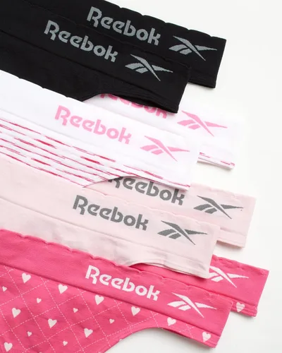 Vista 2 de Reebok Ropa interior para mujer tanga sin costuras paquete de 8