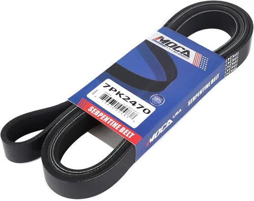 Vista 5 de 7PK2470 EPDM Correa de Serpentín Compatible con 1992 para Dodge D150 y D250, 1992-2003 Dakota, 1998-2003 Durango, 1998-2001 Ram 1500, 1998-2002 Ram