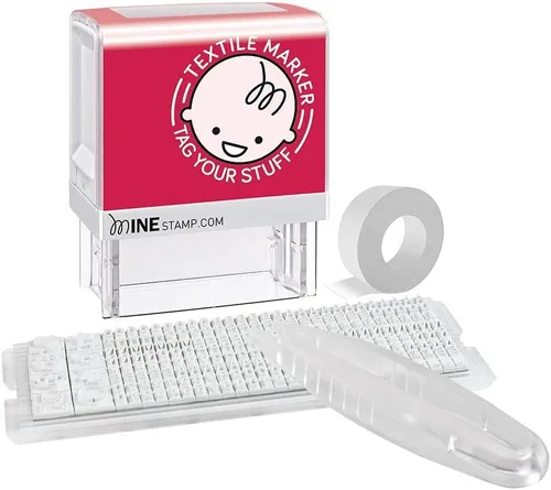 Vista 3 de MINE Cartucho de tinta de repuesto para modelos MINE Stamp, paquete de 2, color negro (039615)