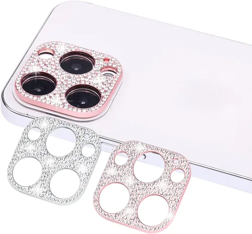 Vista 8 de Wisdompro [Paquete de 2] Protector de lente de cámara brillante para iPhone 13 de 6.1 pulgadas, para iPhone 13 Mini de 5.4 pulgadas, accesorios