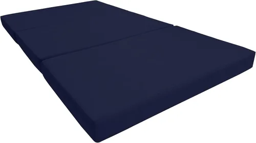 Vista 24 de Shikibuton Cama plegable en 3, espuma de alta densidad de 1.8 lbs, tamaño Twin, Full, Queen, colchones plegables. Turquesa