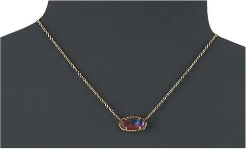 Vista 94 de Kendra Scott - Collar Elisa con dije para mujer, joyería de moda, chapado en oro de 14 quilates