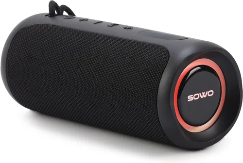 Vista 3 de Altavoz Bluetooth Inalámbrico Impermeable - Altavoz Portátil Potente con Subwoofer y Tweeter Integrados, Graves Extra, Sonido Estéreo, IP67, Luces
