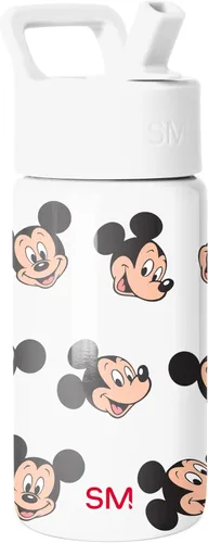 Vista 10 de Simple Modern Kids Summit - Botella de agua con tapa con pajilla, vaso de acero inoxidable de 14 onzas con aislamiento para niñas, para la escuela