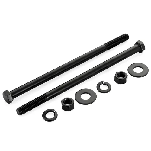 Vista 11 de Mellewell Pernos de cabeza hexagonal de 1/2-13 x 1-1/2 pulgadas con tuercas hexagonales y arandelas planas gruesas y de seguridad, totalmente