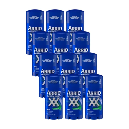 Vista 10 de Arrid XX Extra Extra Dry Desodorante Antitranspirante Sólido, sin perfume, 2.6 oz.