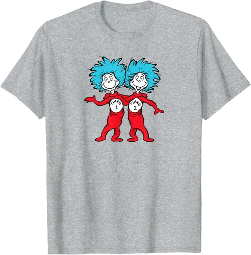 Vista 56 de Dr. Seuss Thing 1 Thing 2 Buddies - Camiseta Negro