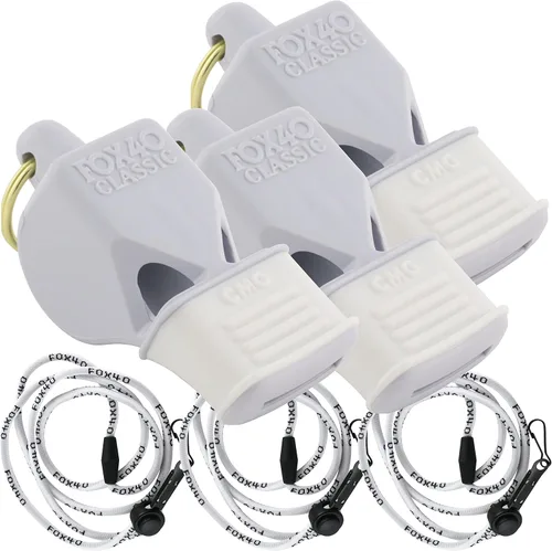 Vista 7 de Fox 40 Paquete de 3 cordones clásicos CMG con cordón separable
