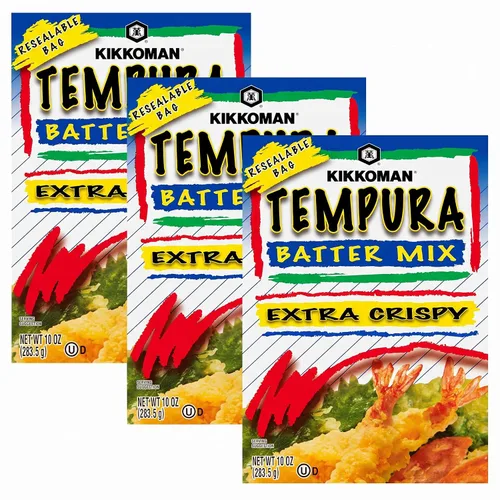 Vista 2 de Kikkoman Tempura Mezcla de masa de 10 onzas