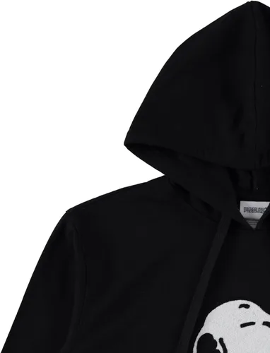 Vista 3 de Peanuts Sudadera con capucha para mujer Snoopy Fashion - Sudadera clásica de forro polar Snoopy para mujer