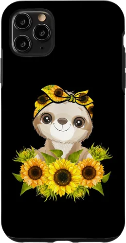 Vista 13 de Sunflower Garden Sloth Gardening Case for iPhone 17