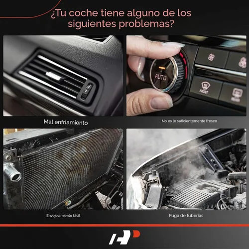 Vista 6 de Condensador de aire acondicionado A-Premium compatible con Mazda