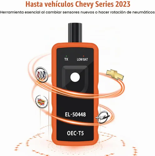 Vista 3 de JDIAG EL-50448 Herramienta de restablecimiento TPMS para el sistema de monitoreo de presión de neumáticos automático de GM, sensor de activación