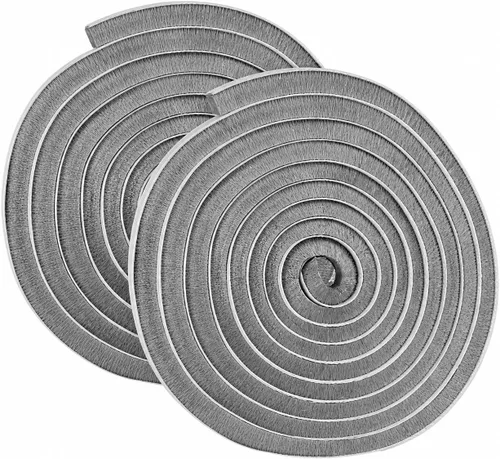 Vista 10 de Cinta de sellado de COUMENO para tope resistente 0.2inX0.4inX33FT adhesiva impermeable para puertas y ventanas, perfecta para bloquear corrientes